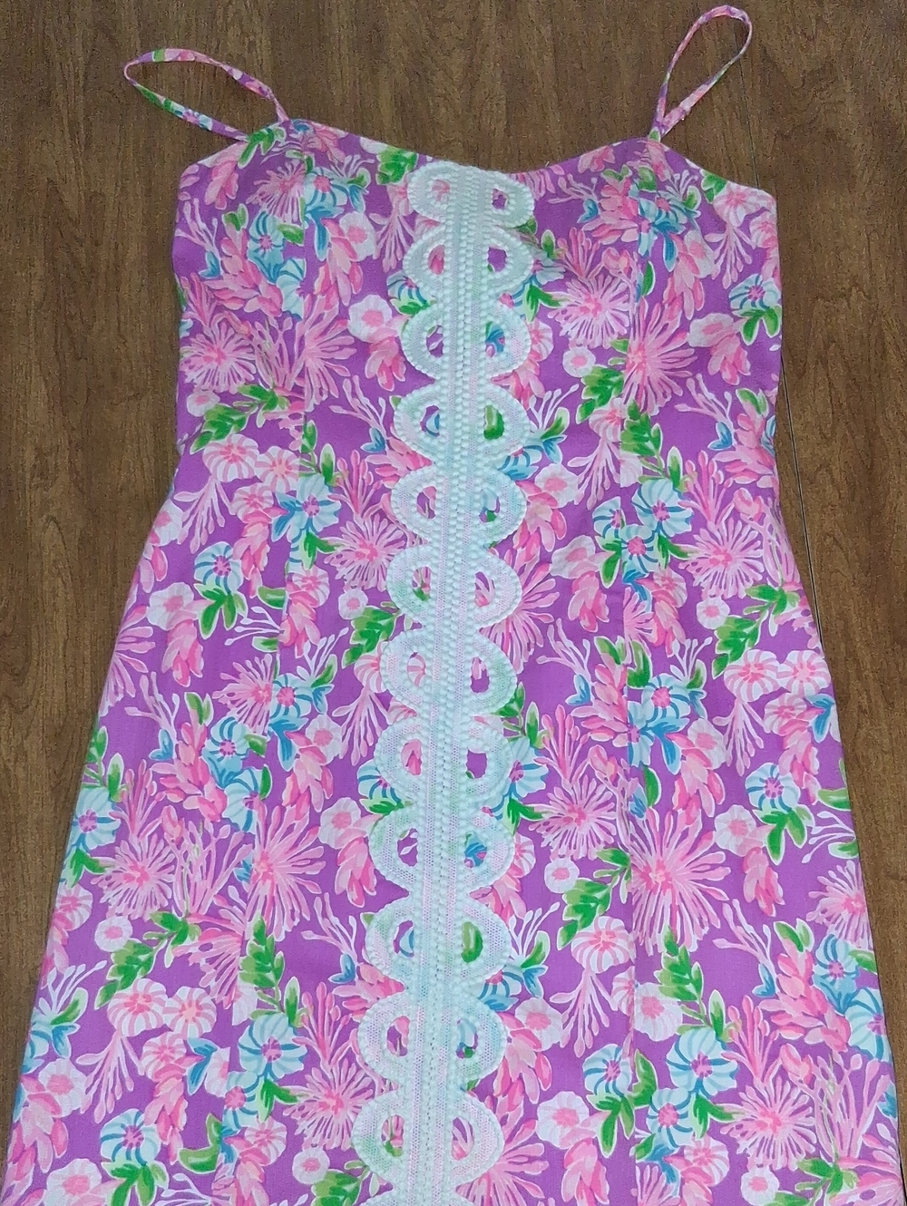 Lilly Pulitzer Shelli Stretch Dress(Amethyst, Moms The Word)